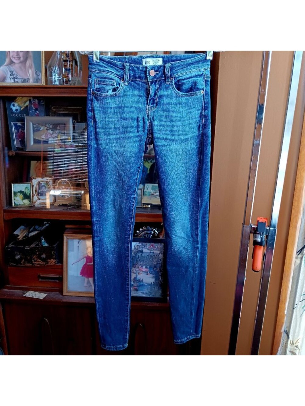 BKE Victoria Universal Fit Mid-Rise Skinny Jeans Womens Blue Denim Size 27